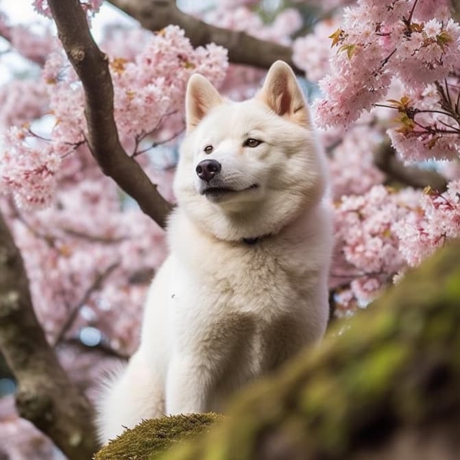 japanischer Kishu-Hund